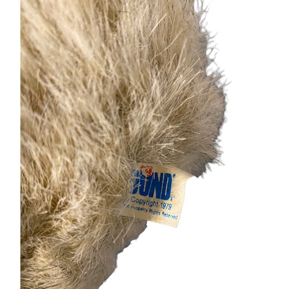 Vintage 1979 GUND Quackers II Duck Chicken Plush Stuffed Animal 10” Brown Tags - Picture 4 of 5